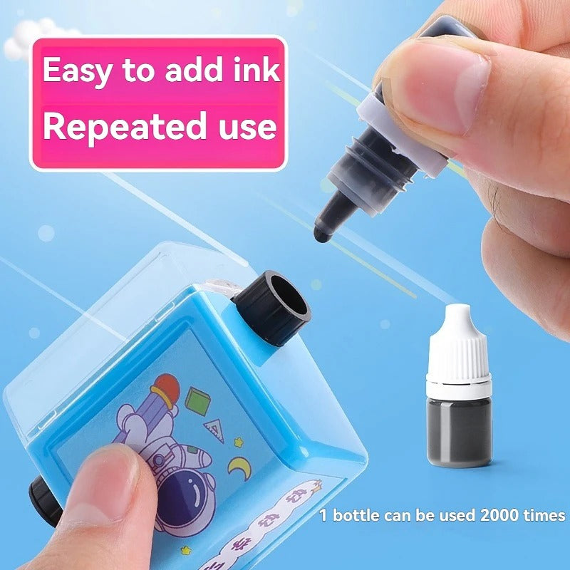 Math Practice Roller Stamp - Addition, Subtraction, Multiplication, Division (Free Ink Included)